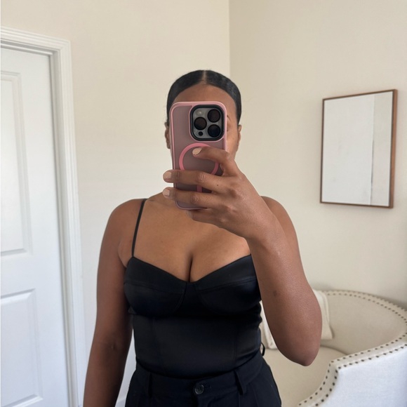 NWOT Sunday Best Minx Satin Bustier - Picture 6 of 6